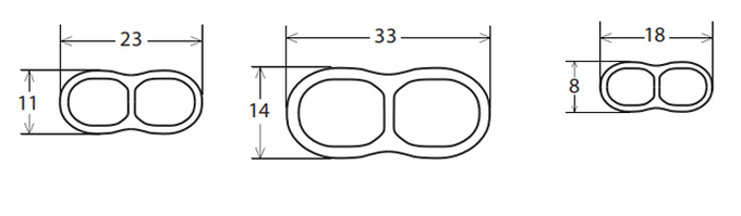 goldenes Kurzwelle-Doppelrohr-Infrarotheizungen 115V 600W für Farbe 2