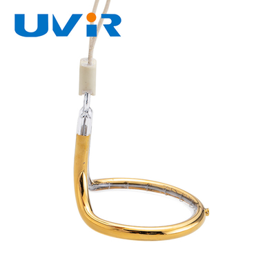 Ein guter Preis. UVIR Goldbeschichtete Quarzring-Infrarot-Heizlampe 100-7600W Online