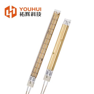 Goldbeschichtung Twin Tube Infrarot Heizlampe 1200W Leistung mit 5000 Stunden Garantie