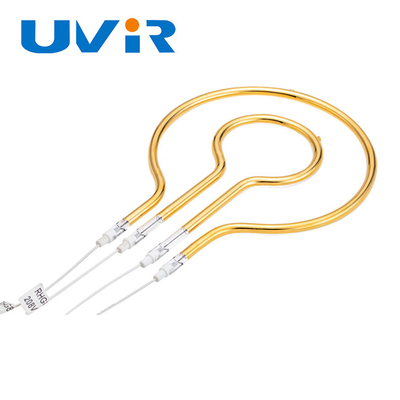 Guter Preis 1600W Ring Infrared Lamps, Infrarot-Heizungsrohre des Goldreflektor-ROHS Online