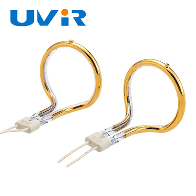 Guter Preis Goldreflektor Ring Infrared Lamps, Quarz-Rohr-Infrarotheizungen 220V 1000W Online