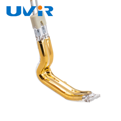 Good price L-förmiges doppeltes Infrarotheizungsrohr 150-6000w Gold überzogenes Soem Online
