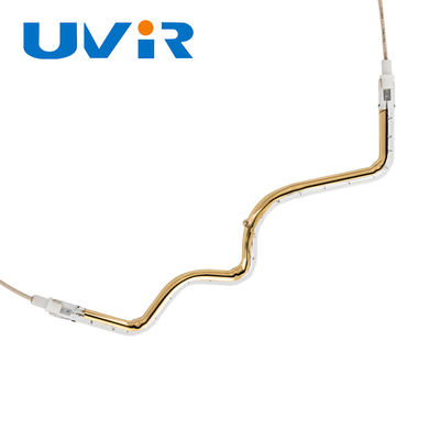 Vergoldetes Quarz-Infrarot-Heizelementrohr 1050W