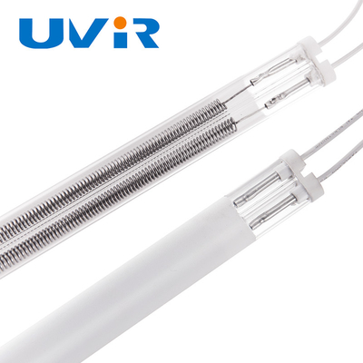 Ein guter Preis. 4000 Watt Twin Tube Medium Wave Infrarotlampe Weiße Beschichtung 400 V Online