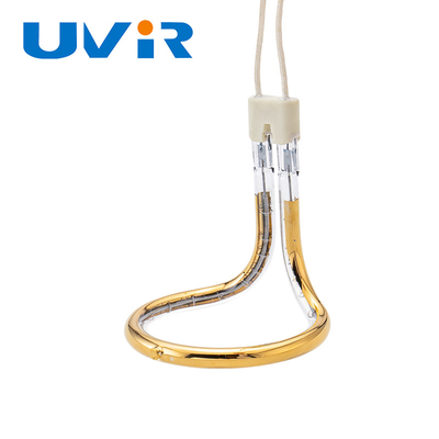 Halb Gold-Ring Short Wave Infrared Heating-Lampe Ring Radiator