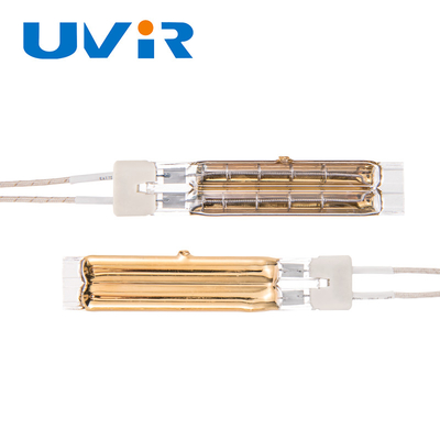 Vorheizen des backenden Rand-Banderoliermaschine-Doppelrohr-Lampen-Kurzwellen-schnellen Heizungs-Goldes