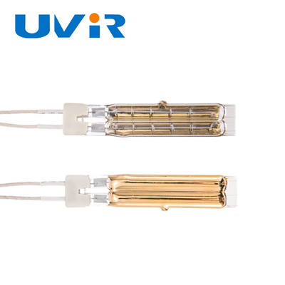 Good price Rohr-Quarz-Halogen-Lampe des Zwillings-1500w, Rand-Banderoliermaschine-Heizungs-Emitter Online