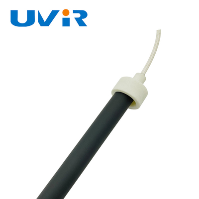 1500 W Quarzröhre Infrarotlampe 50–500 mm langwelliges schwarzes Rohr für den industriellen Einsatz