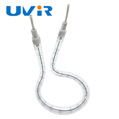 Guter Preis Anpassbare UVIR-Ring-Infrarot-Lampen Weißbeschichtung Quarz-Rohr Halogen-Lampen 200-4000W Online