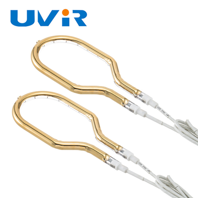 Good price 200-6000W Gold-Ring-like Halogen-Heizlampe, IR Quarz-Rohr für Ofenheizung Online