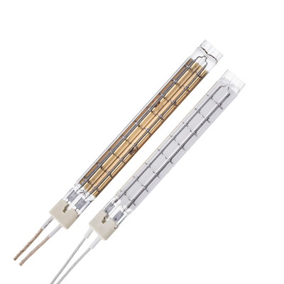 Goldbeschichtung Zwei-Rohr-Halogen-Infrarot-Heizlampe