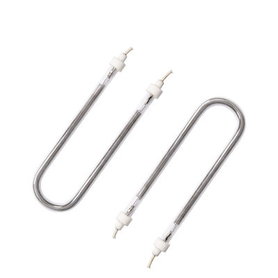 U-förmiges Infrarot-Heizelement aus klarem Quarzglas, 200-4000W