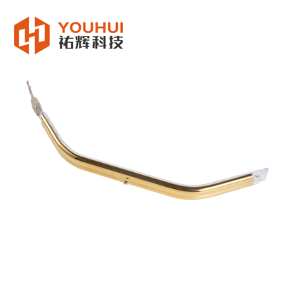 Gold beschichtet Kurzwellen-Infrarot-Heizungselement Tube 150-6000W