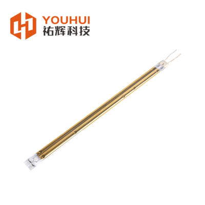 Ein guter Preis. Goldbeschichtete Zwillingsröhrchenwolfram-Infrarotlampe 1000W 220V Online