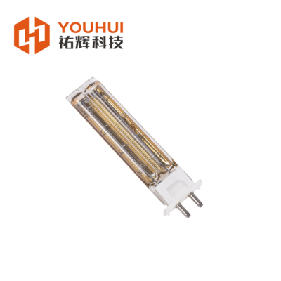 420W 120V Doppelröhren-Infrarotlampe mit Goldbeschichtung für den 3D-Druck