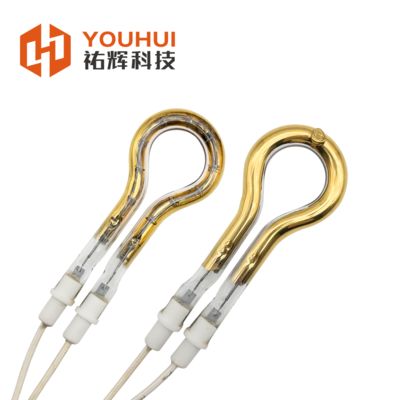 Ein guter Preis. Single Tube Short Wave Gold Coating Infrared Heating Element Tube 150-6000W with 85% Heat Efficiency and 5000-20000h Lifespan Online
