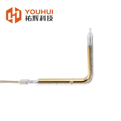 Ein guter Preis. L-Shaped 11x23mm Fast Heating Customizable High Efficiency Infrared Heating Element Tube 200-6000W Online