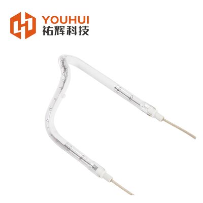 Customized 3D Contoured Infrared Heating Lamp Tube with 5000-20000h Lifespan, 1100-2600°C Filament Temp, and 150-6000W Power