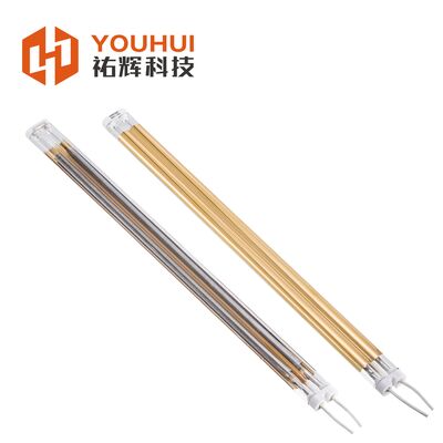 Ein guter Preis. Vergoldete Doppelröhren-Mittelwellen-Infrarotlampe 1000W für industrielle Heizung Online