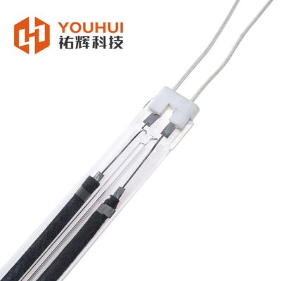 Twin Tube Carbon Fiber IR Heizlampe mit 10.000 Stunden Garantie für das Trocknen von Farben auf Wasserbasis (200-4000W)