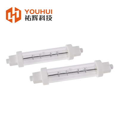 Ein guter Preis. Hocheffiziente Halogen-Infrarotheizlampe mit 1s Reaktionszeit und 1100-2600°C Glühtemperatur mit anpassbaren Reflektorbeschichtungen Online