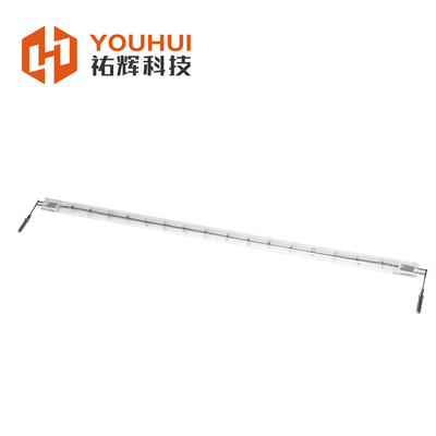 OEM Custom 5000h Lebensdauer 1s Reaktionszeit 1100-2600°C Filamenttemperatur Quarz Infrarot Halogen Heizlampe