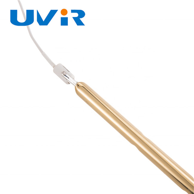 QUARZhalogen-Heizungslampe R7S 230V schnell Infrarotmit Goldbeschichtung