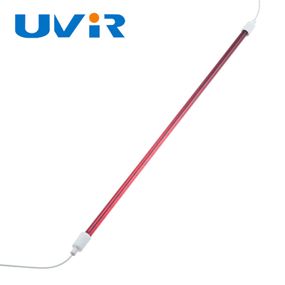 2600 Grad IR-Halogen-Lampen, karminrote Quarz-Halogen-Lampe für Nahrungsmittelheizung