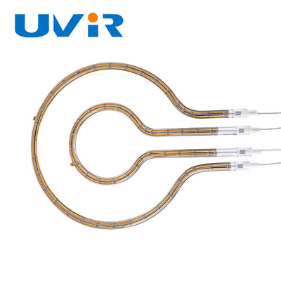 Erfolgs-Goldreflektierende Schicht-Ring Tube Gold Reflector-Kurzwellen-Infrarotlampen