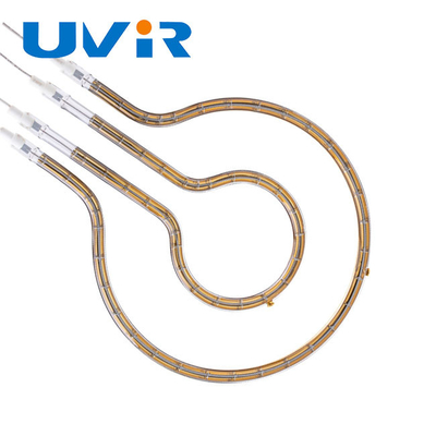 Ein guter Preis. Goldreflektor-Quarz-IR-Heizröhre 100-7600W Ring-Infrarotlampe Online