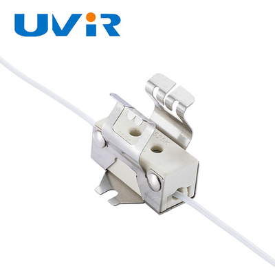 Good price Ir-Lampen-keramischer Hitze-Birnen-Halter, Lampenfassungsclip 10A 250V 5KV Online