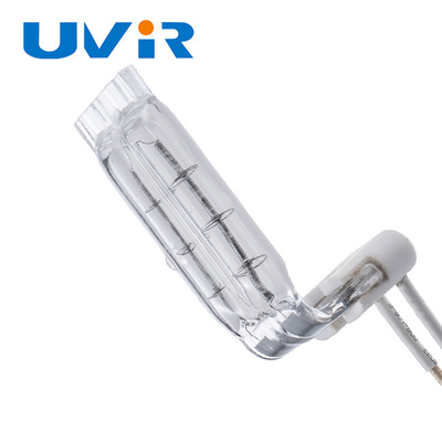 150-6000W Quarzglas 3D-Form L-Typ weiße Beschichtung Infrarotlampe
