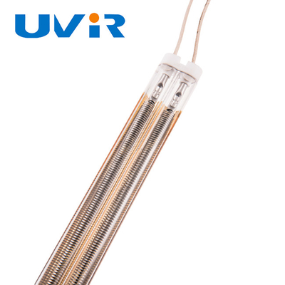 Good price 2500 W mittelwelliges gerades Infrarotlicht 415 V vergoldetes Heizrohr Online