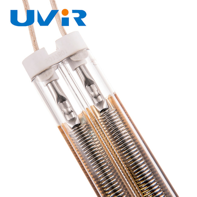 Good price Goldbeschichtete Infrarot-Heizröhrenlampe, 415 V, halbvergoldet, gerade Online