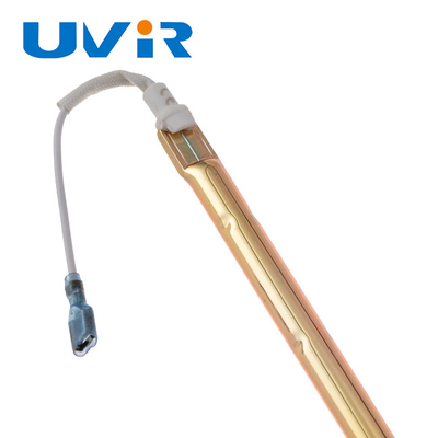 Good price Gold-Beschichtung Helen-Lampe Quarzrohrinfrarotemitter-Saunaheizung mit RS-Basis Online