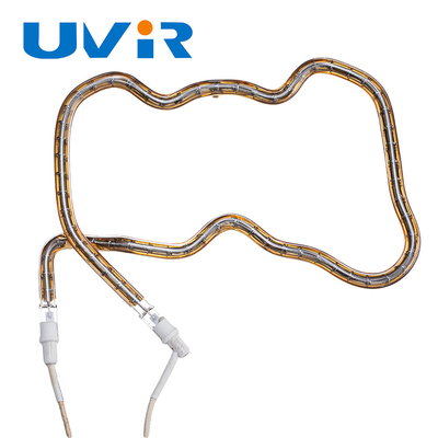 Good price 3D formte Gold überzogene Infrarotstrahler-Rohr-Kurzwelle für industrielle Lampe Online